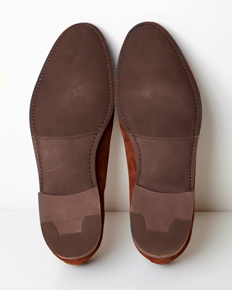 Brown thin rubber sole