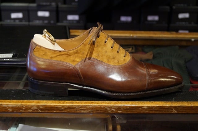 Stefano Bemer two toned balmoral oxford