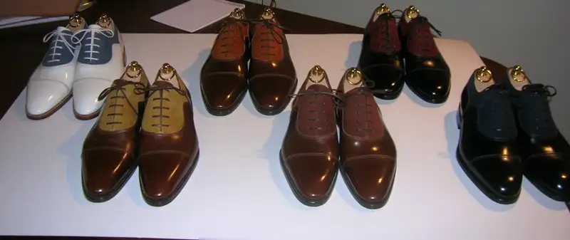 Stefano Bemer two tone oxfords
