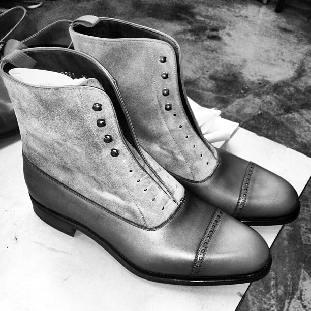 Carmina Balmoral boots courtesy of their Instagram account