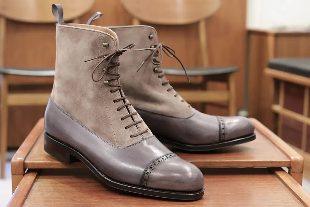 Carmina Grey Balmoral Boots Skoaktiebolaget