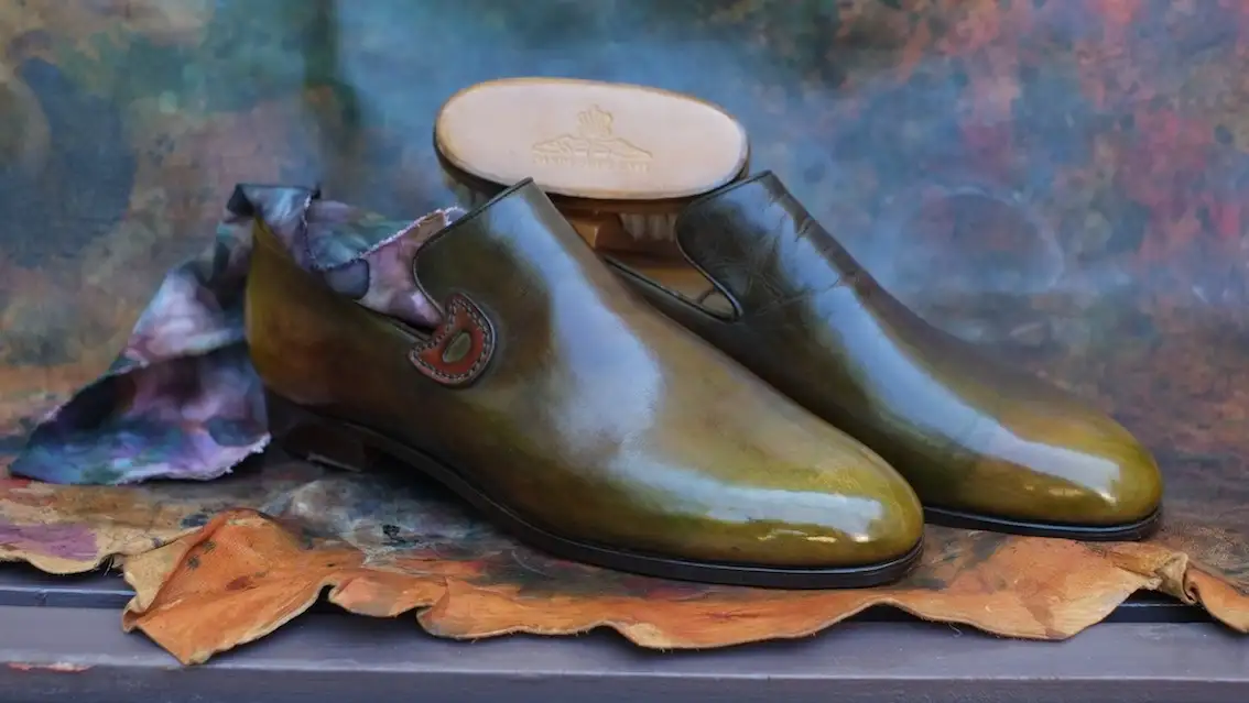 Patina by Dandy Shoe Care....shoes by Unknown (most likely Berluti)
