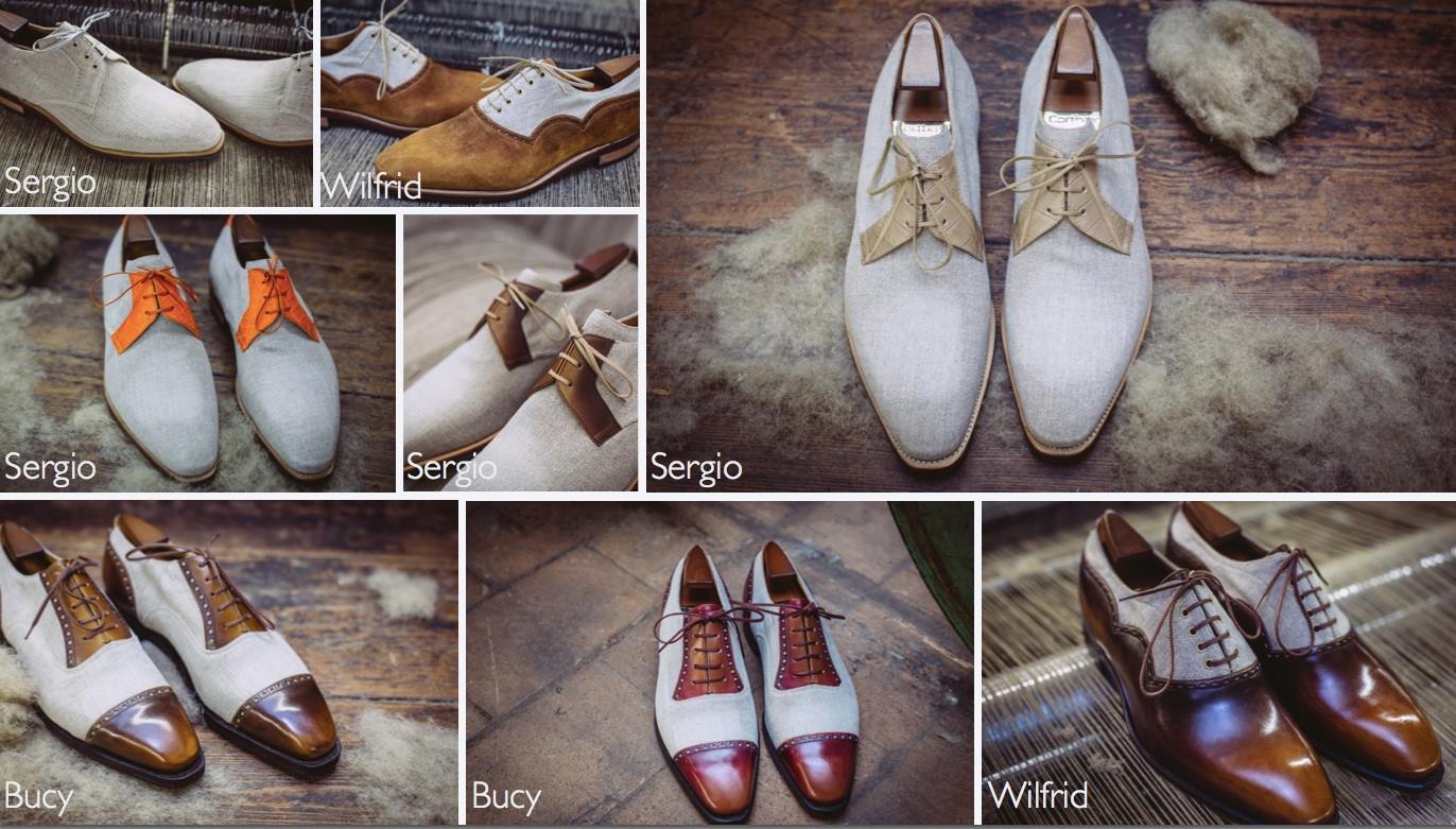 Corthay Canvas Shoes for S/S2015