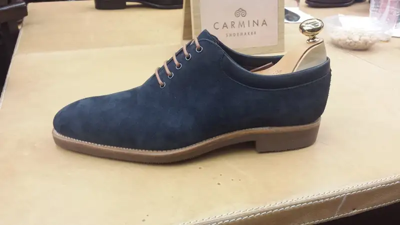 Carmina shoes blue wholecuts