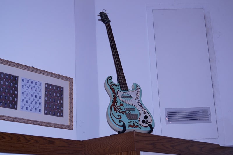 One of Sergio's old guitars