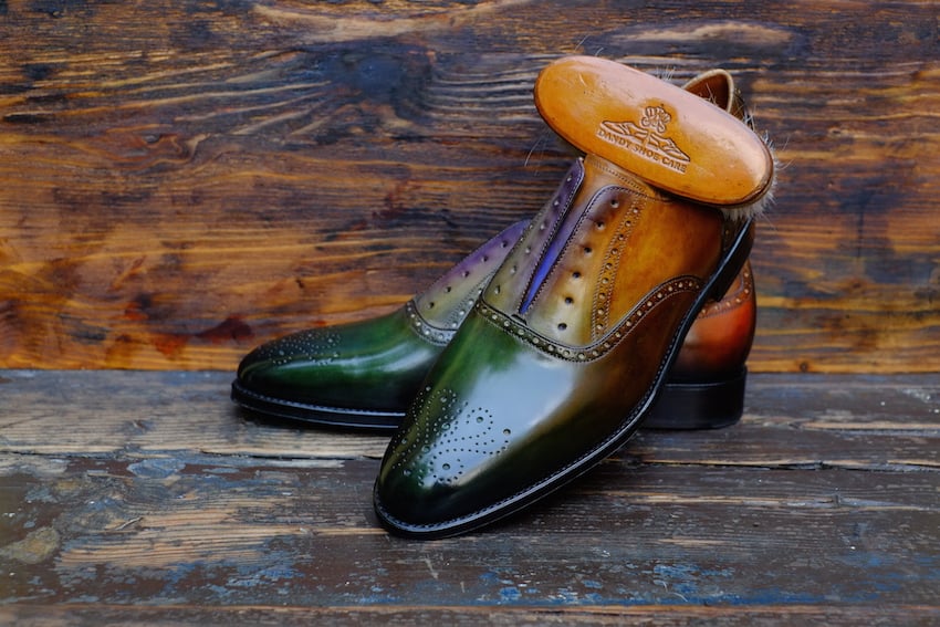 First Round of Patinas Done by J.FitzPatrick x Dandy Shoe Care