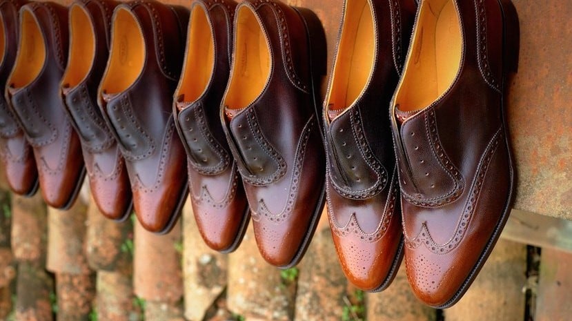 Edward Green shoes patina'd by Dandy Shoe Care