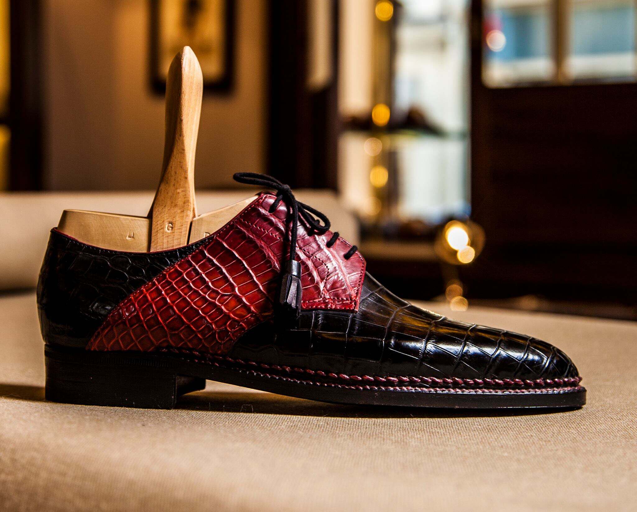 Dimitri Gomez bespoke shoes, picture courtesy of Parisian Gentleman