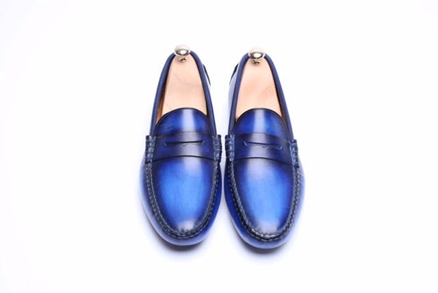 Septieme Largeur Patina Driving Loafers