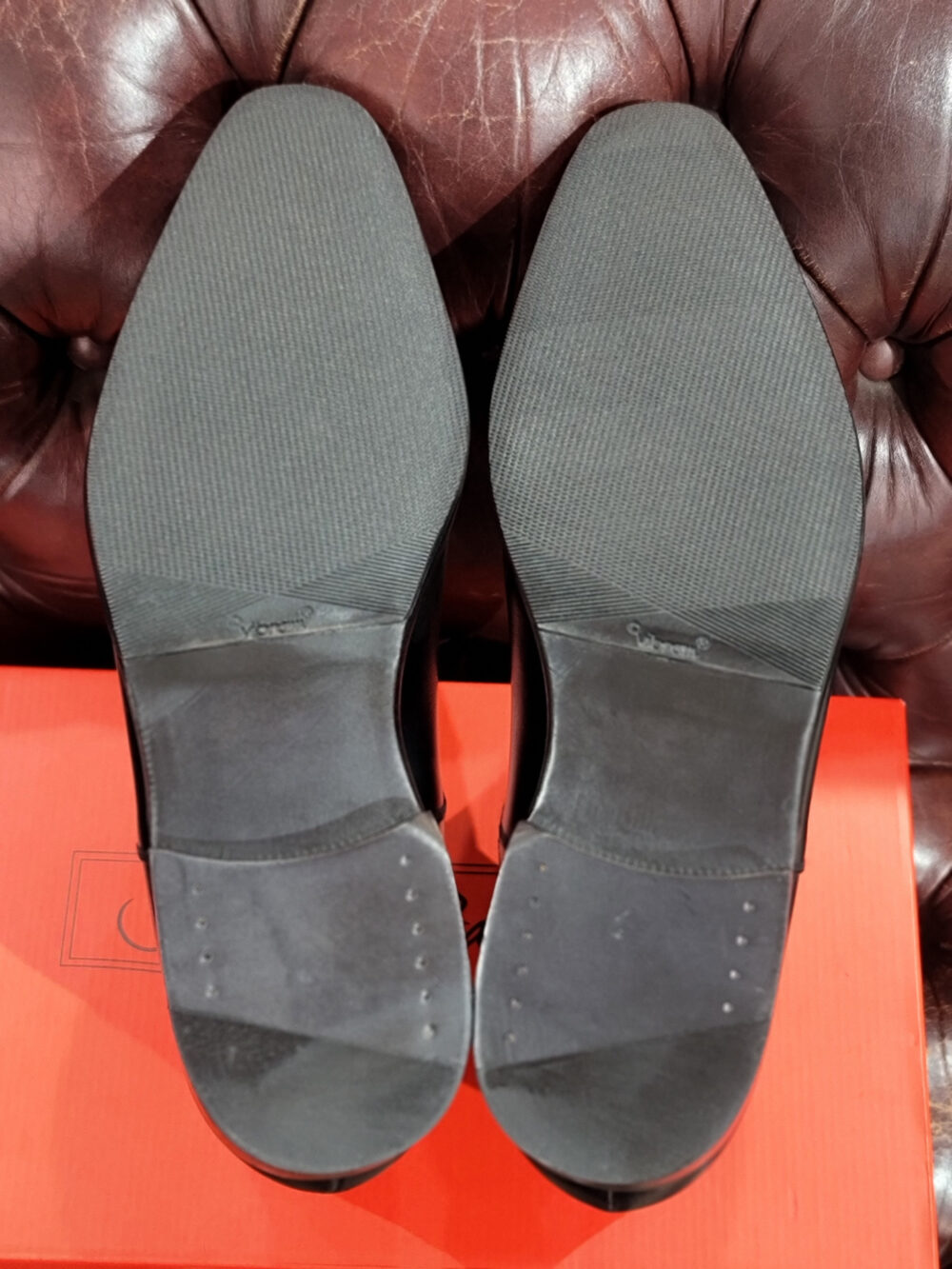 shoe sole bottoms with rubber inset