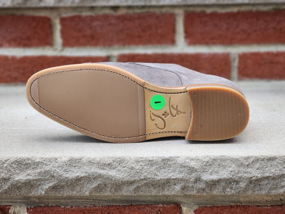 combination leather/rubber soles