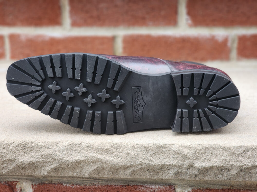 commando style rubber sole