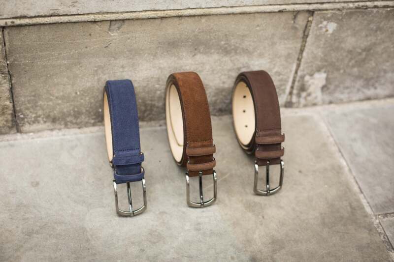 SUEDE BELTS AVAILABLE AT WWW.THESHOESNOB.COM