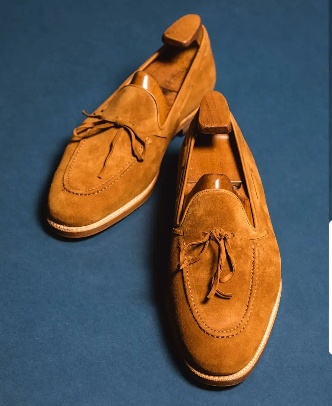 Löf & Tung - Rivera String Loafer in Fox Suede - The Shoe Snob