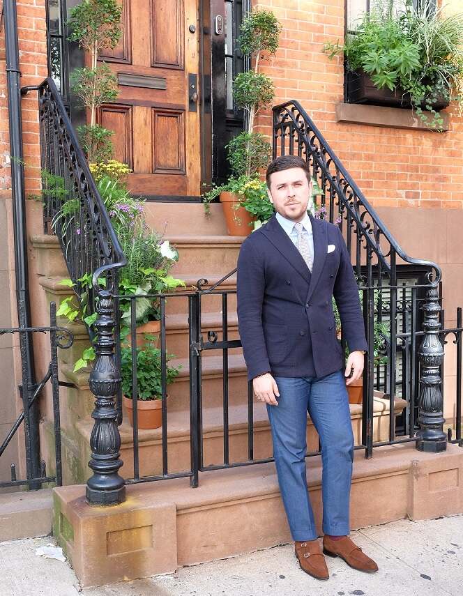 men's style light brown suede shoes