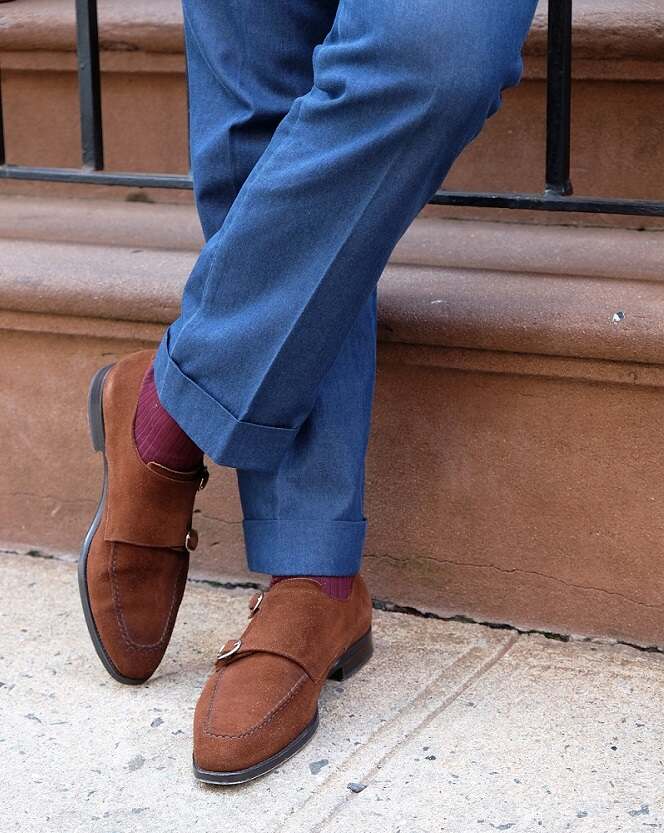 My Style - Brown Shoes and Blue Suits