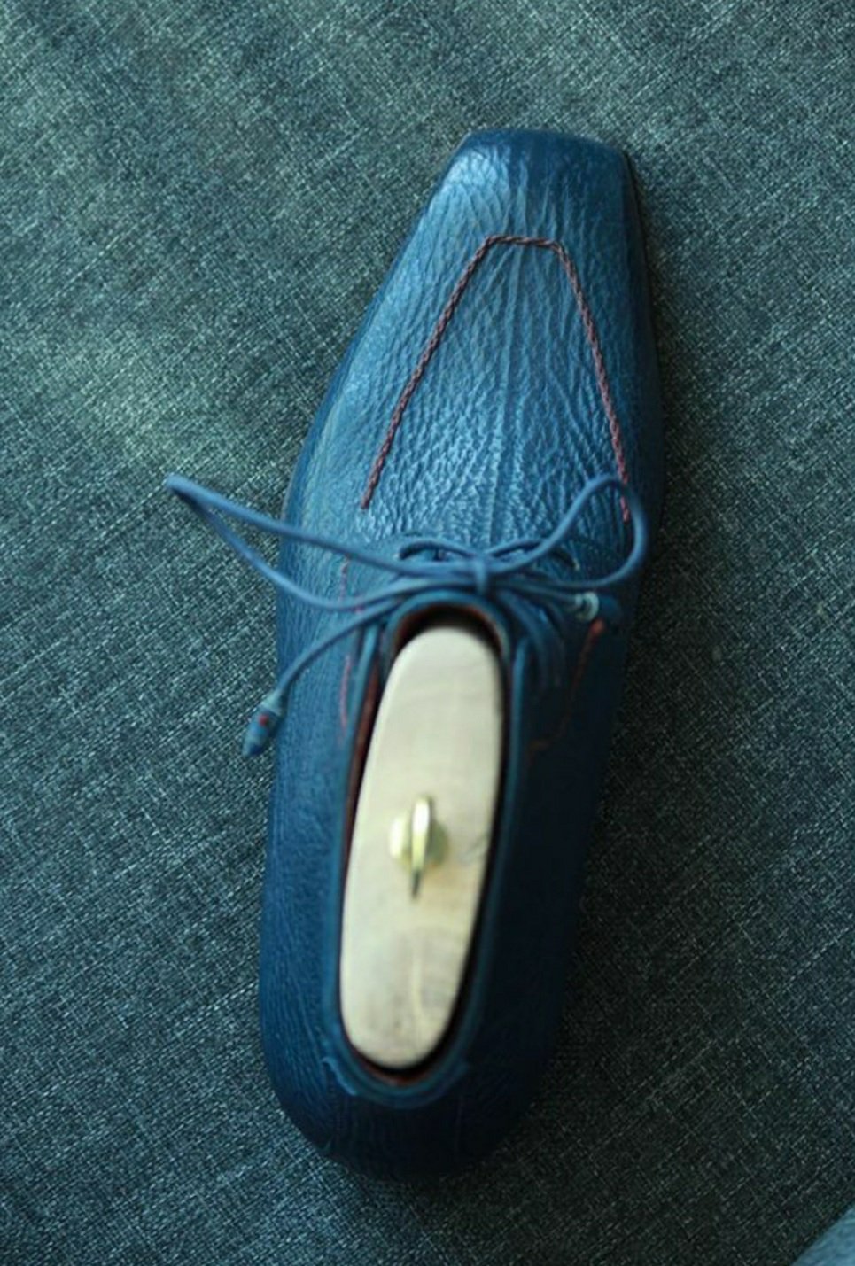 Blue Sharkskin Boots - Castez Ermili