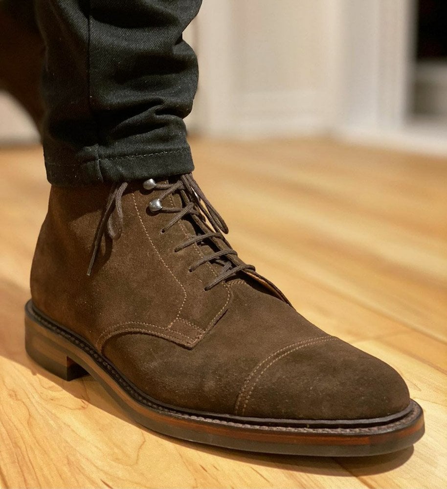 The Brown Suede Derby Boot