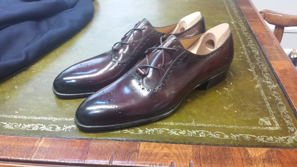 Handwelted, bespoke Gaziano & Girling shoes