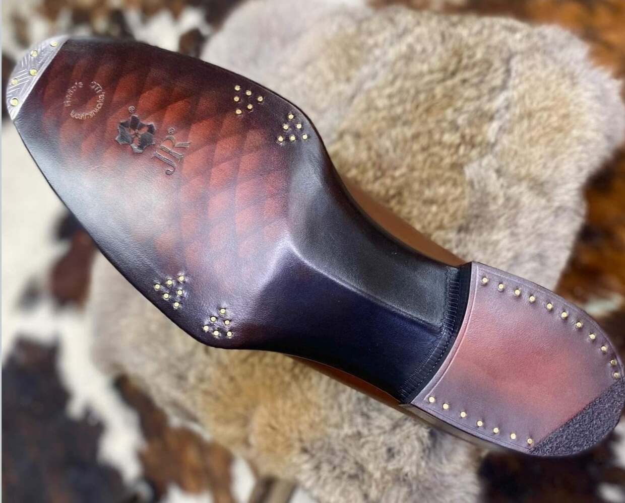 Handwelted Resoling With Fiddleback By Bedo’s Leatherworks