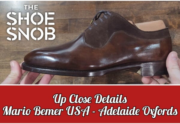 Up Close Details – Mario Bemer USA Adelaide Oxfords