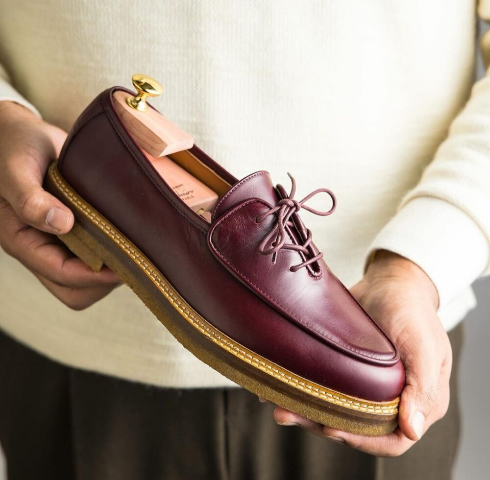 The reinvented Belgian loafer