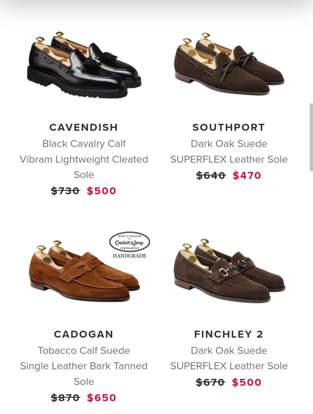 Crockett & Jones Winter Sale 2024