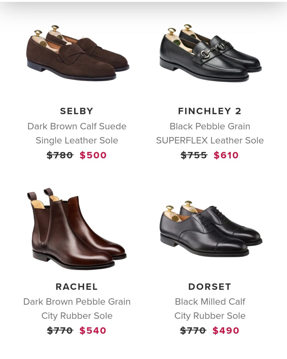 Crockett & Jones Winter Sale 2024