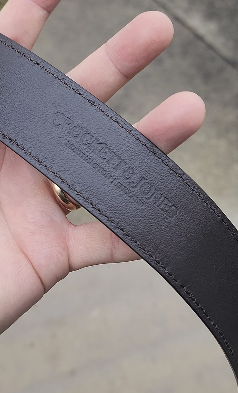 Rough Out Suede Belt