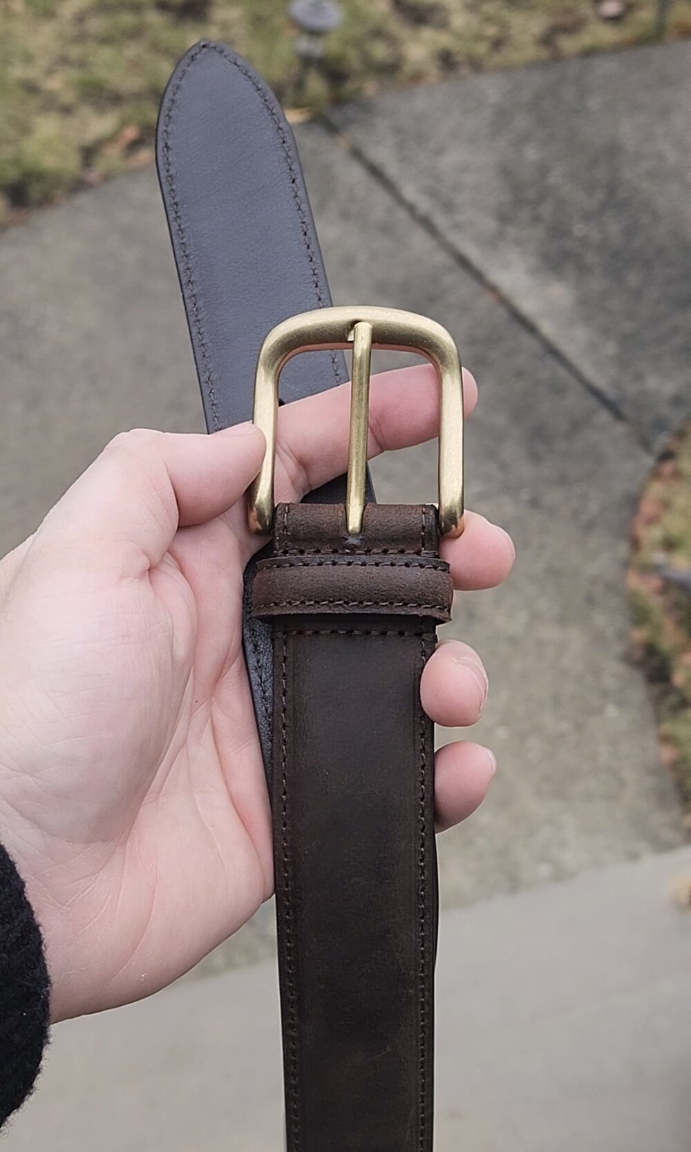 Rough Out Suede Belt