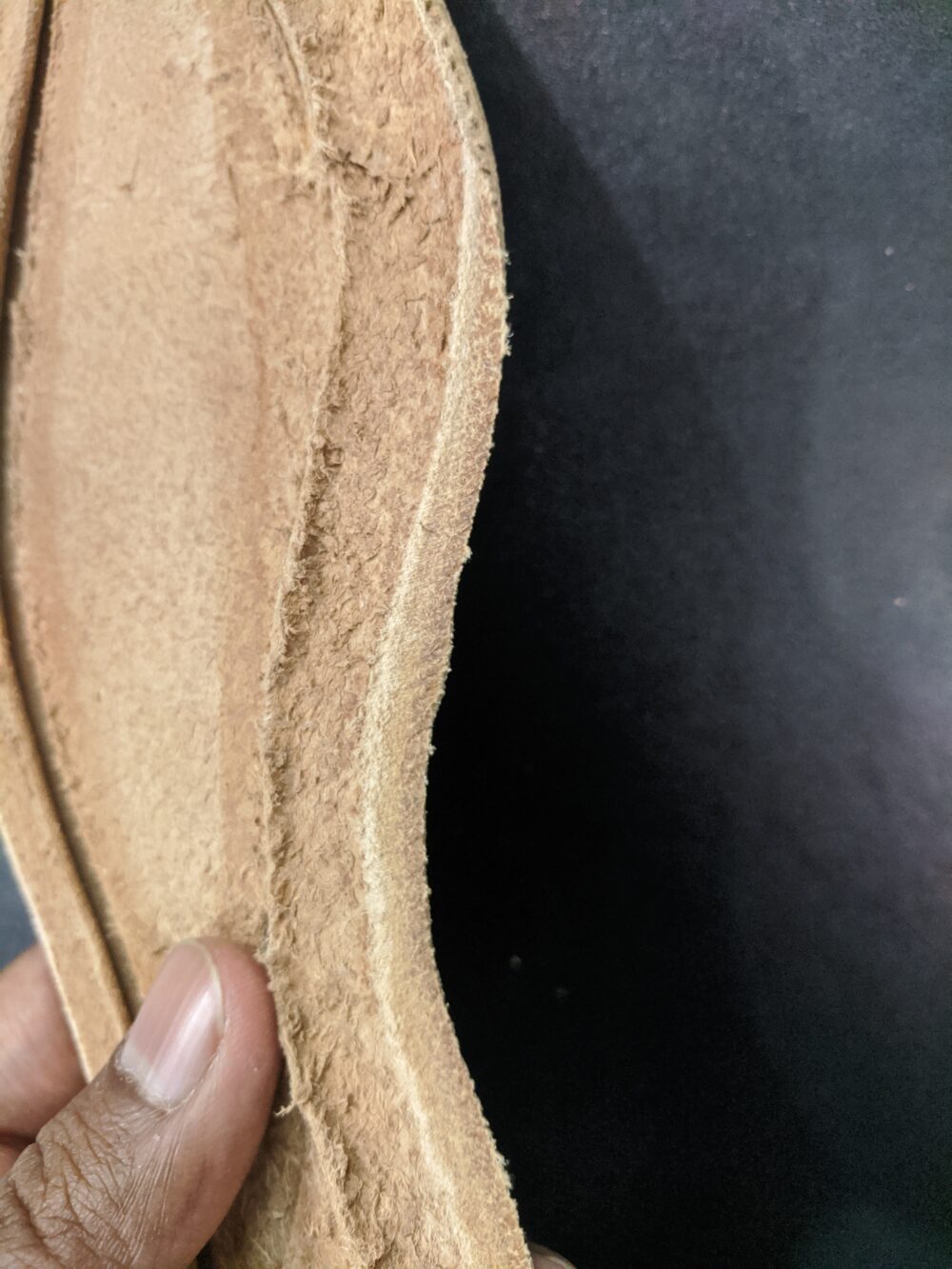 Bridlen leather holdfast