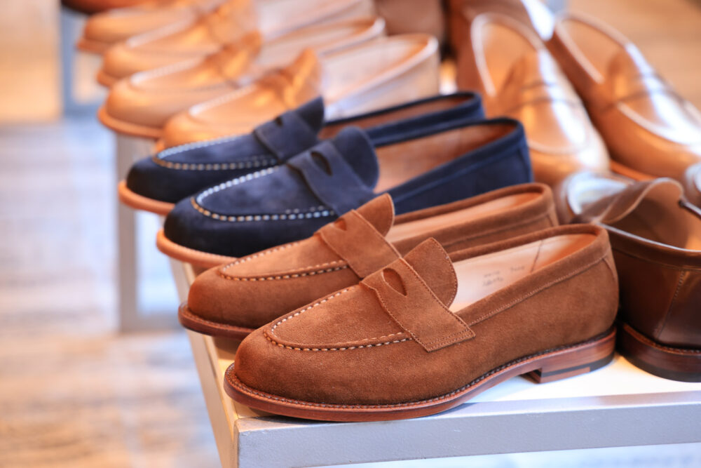 Grant Stone suede loafers coming to the Chicago Super Trunk Show 2026 