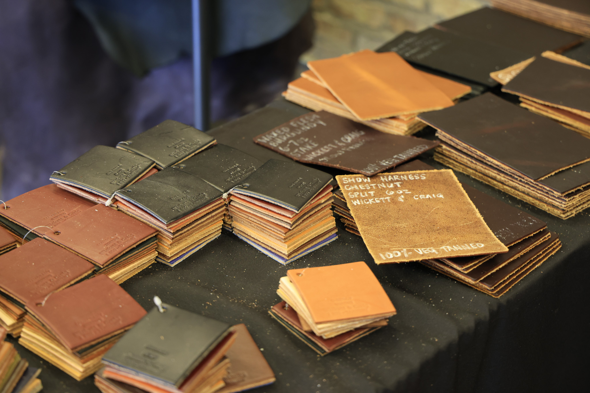Wickett & Craig leather swatches