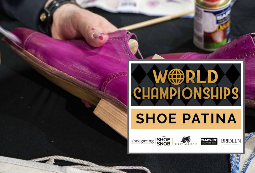 shoe patina at the London Super Trunk Show 2026
