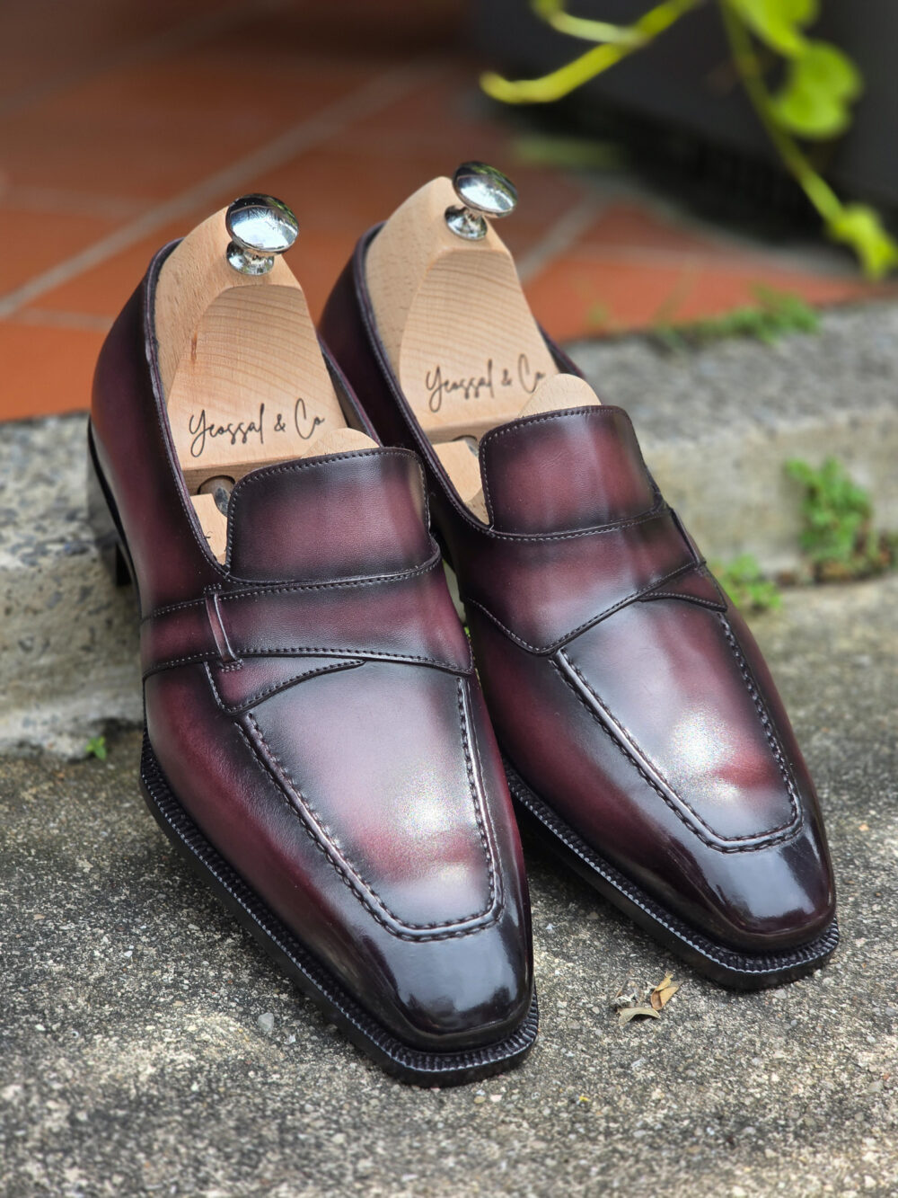 Butterfly strap Yeossal loafers