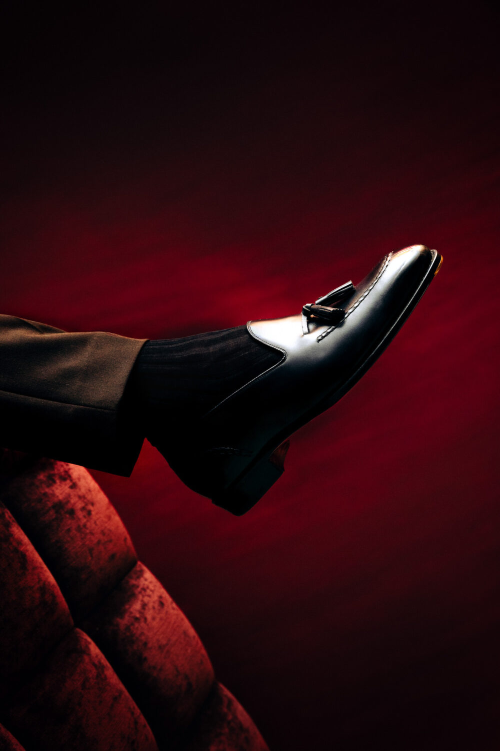 Carmina Albaladejo Collection tassel loafers side view