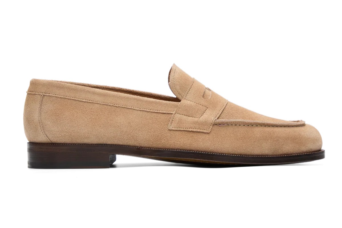 The Septieme Classic Moc in sand suede