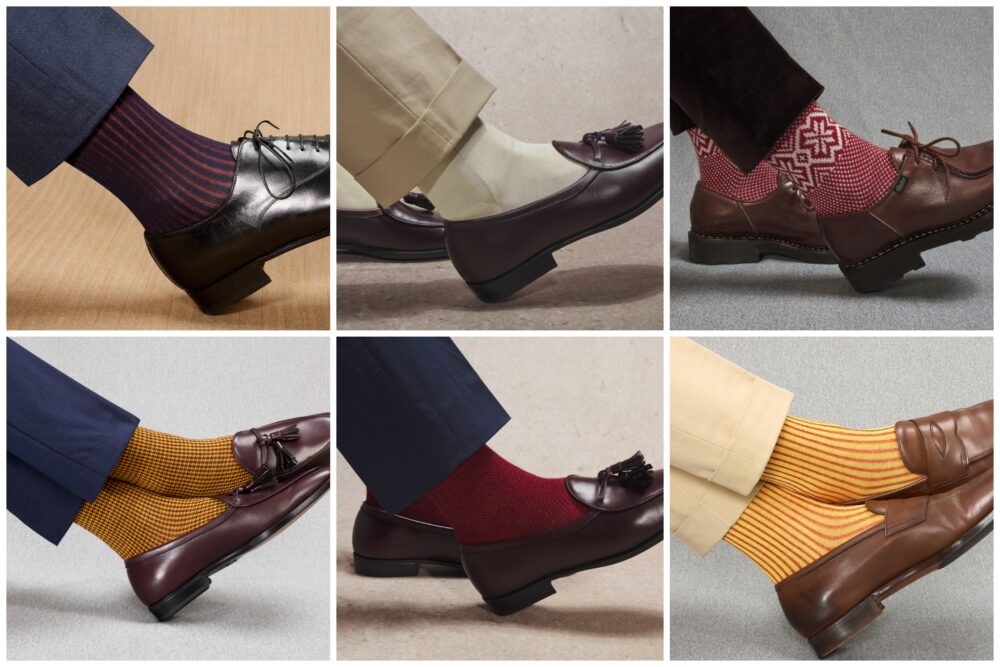 Mes Chaussettes Rouges Discount SS2026 collage di calzini