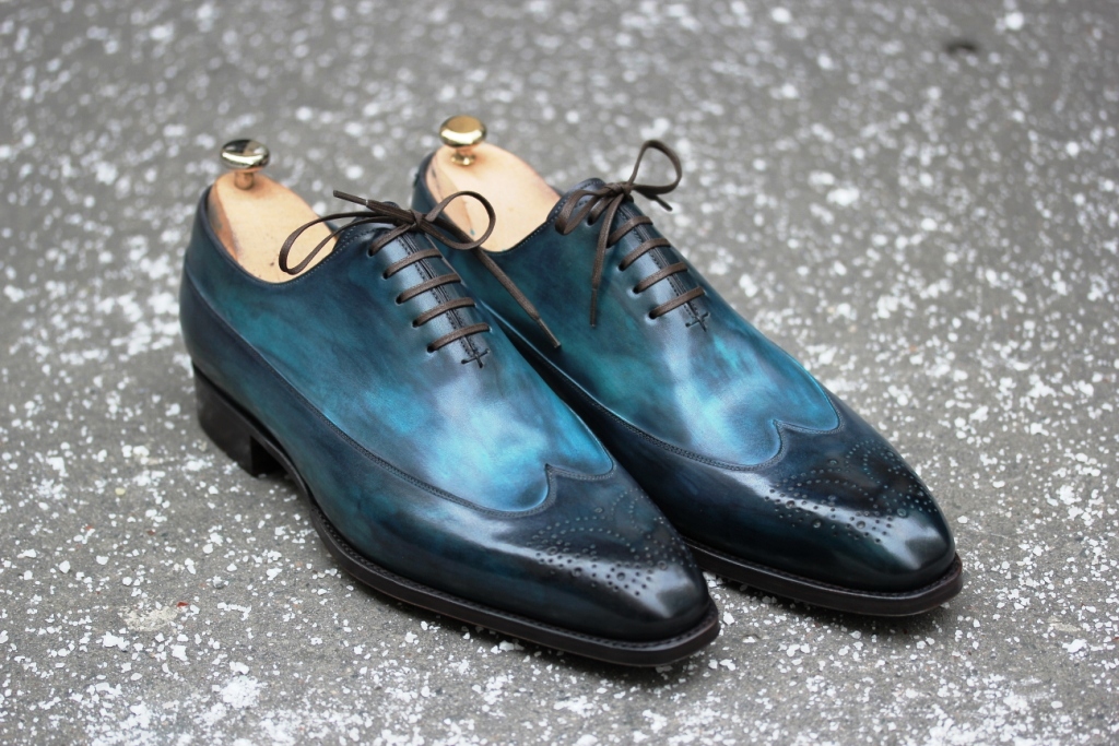 Patina Chestnut Oxford shoes - Leather outsole Ringwood | Bexley