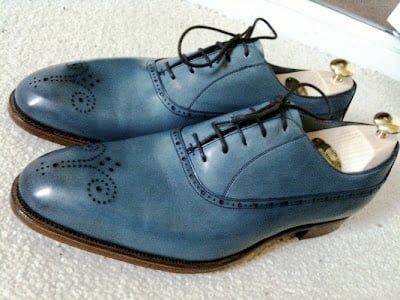 An Ode to Blue Dress Shoes