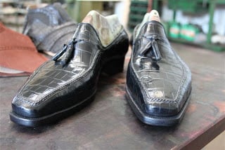 Shoes Of The Week - Crocodile Loafers By Bestetti