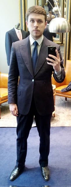 What I Am Wearing - My First Bespoke Suit!