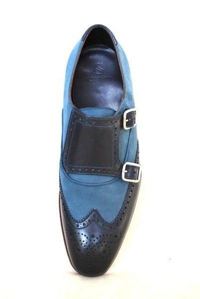 Shoes Of The Week - Blue Two Tone Brogues by Alfred Sargent
