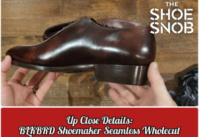 BLKBRD Shoemaker Seamless Wholecut